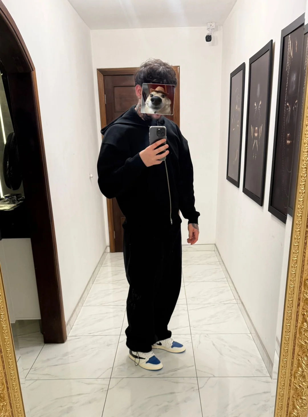 Black Sweat Fit